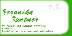 veronika kuntner business card